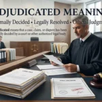 Adjudicated Meaning