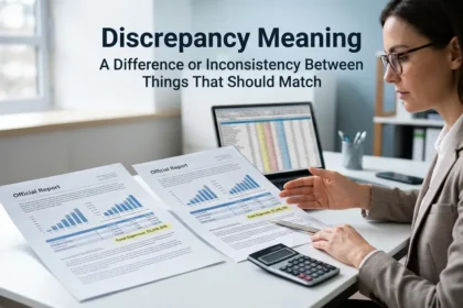 Discrepancy Meaning