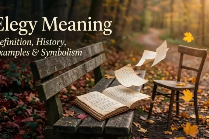 Elegy Meaning