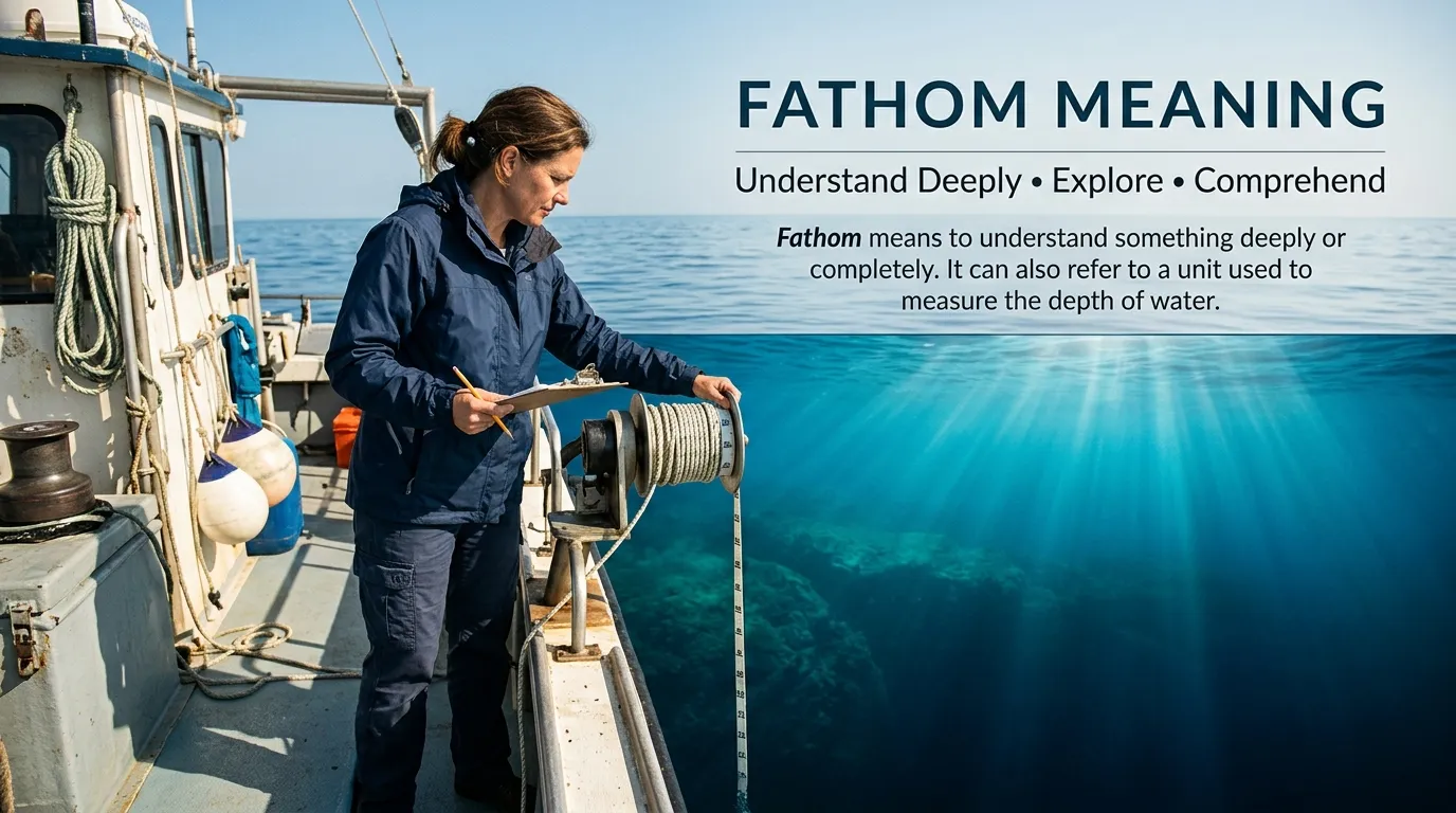 Fathom Meaning