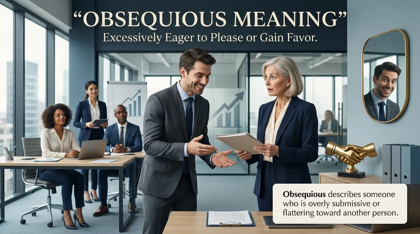 Obsequious Meaning