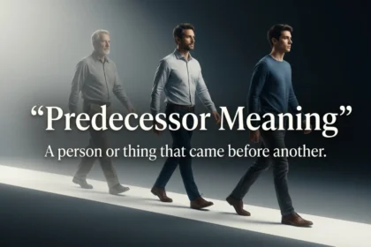 Predecessor Meaning