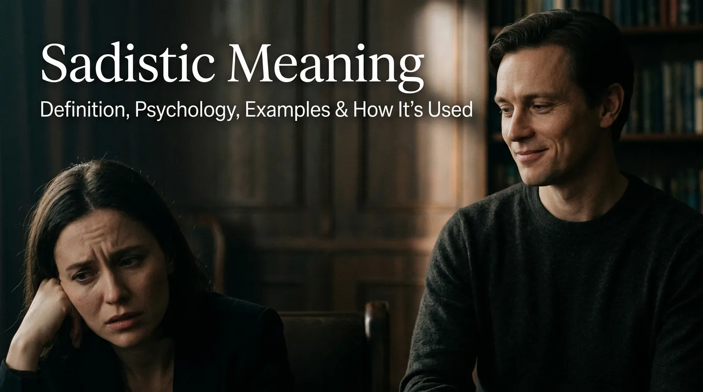 Sadistic Meaning