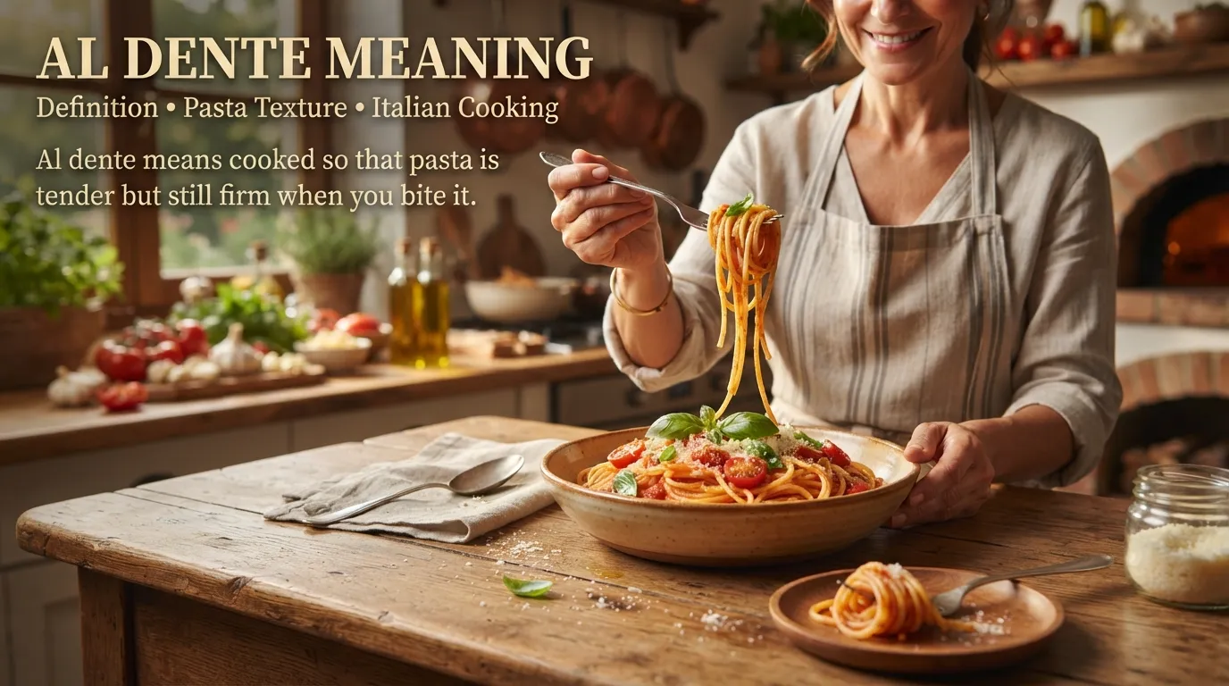 Al Dente Meaning