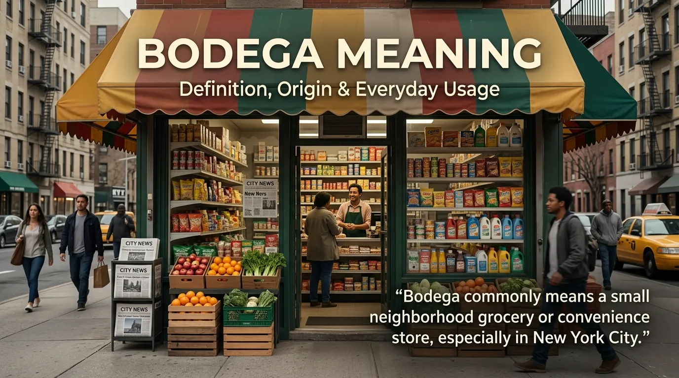 Bodega Meaning