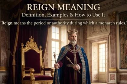 Reign Meaning