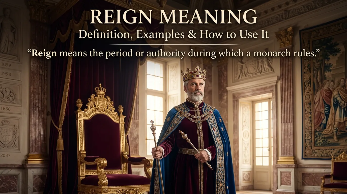 Reign Meaning